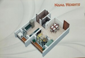 Floor Plan in 1 BHK Apartment at Palghar – for Sale