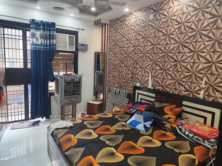 Bedroom, dwarka mor 3 Bedroom 1000 Sq.Ft. Builder Floor In Dwarka Mor Delhi 10415595