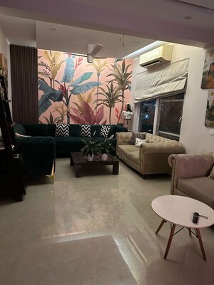 Living Room in 3 BHK Builder Floor at BPTP Floors, Sector 70 – for Rent