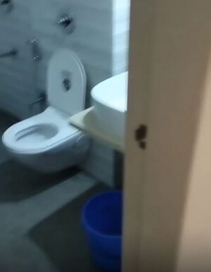 Bathroom in 3 BHK Apartment at JVMS Clermont, Mulund West – for Rent