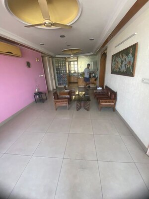 Living Room in 3 BHK Apartment at Eros Woodbury Tower, Charmwood Village – for Sale