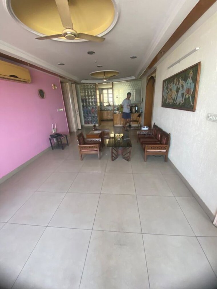 Living Room, eros-woodbury-tower 3 Bedroom 1640 Sq.Ft. Apartment In Charmwood Village Faridabad 10415629