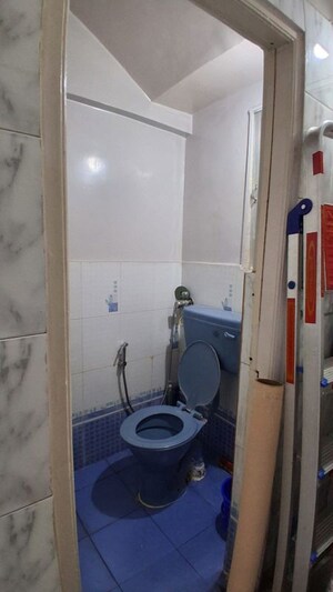 Bathroom in 1 BHK Apartment at Vasant Valley Complex, Malad East – for Rent