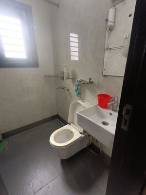 Bathroom in 2 BHK Builder Floor at Janakpuri – for Rent