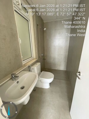 Bathroom in 3 BHK Apartment at Tata Serein, Pokhran Road No Two – for Sale