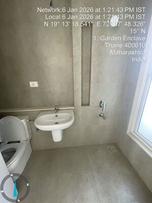 Bathroom in 3 BHK Apartment at Tata Serein, Pokhran Road No Two – for Sale