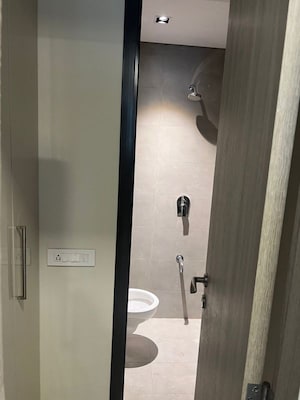 Bathroom in 3 BHK Apartment at Rustomjee Seasons, Bandra East – for Rent