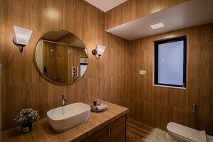 Bathroom in 3 BHK Apartment at Hiranandani Gardens Lake Castle, Powai – for Sale