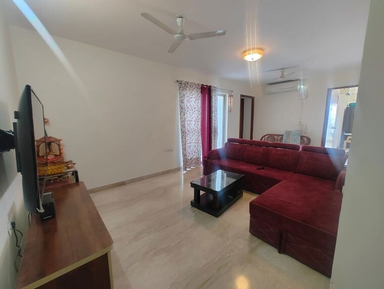 Living Room, marvel-fria 2 Bedroom 955 Sq.Ft. Apartment In Wagholi Pune 9891790