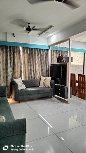 Living Room in 3 BHK Apartment at Art Nirman Shree Vishnu Dhara Cross Road, Gota – for Rent