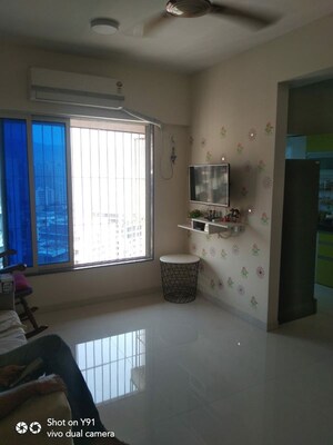 Living Room in 1 BHK Apartment at Gsa Grandeur, Malad East – for Rent