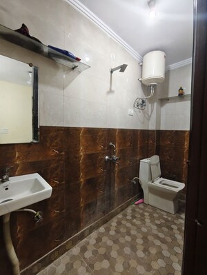 Bathroom in 1 BHK Builder Floor at Govindpuri – for Rent