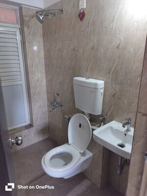 Bathroom in 2 BHK Apartment at Puranik Aldea Annexo, Baner – for Rent