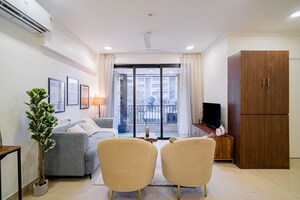 Living Room in 3 BHK Apartment at Lakshachandi Heights, Goregaon East – for Sale