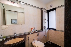 Attached Bathroom in 3 BHK Apartment at Lakshachandi Heights, Goregaon East – for Sale