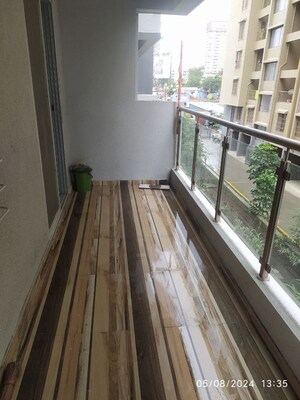 Balcony in 2 BHK Apartment at Nirman Milestone, Ravet – for Rent