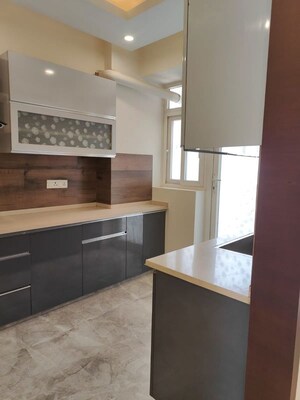 Kitchen in 3.5 BHK Builder Floor at Sushant Lok I – for Rent