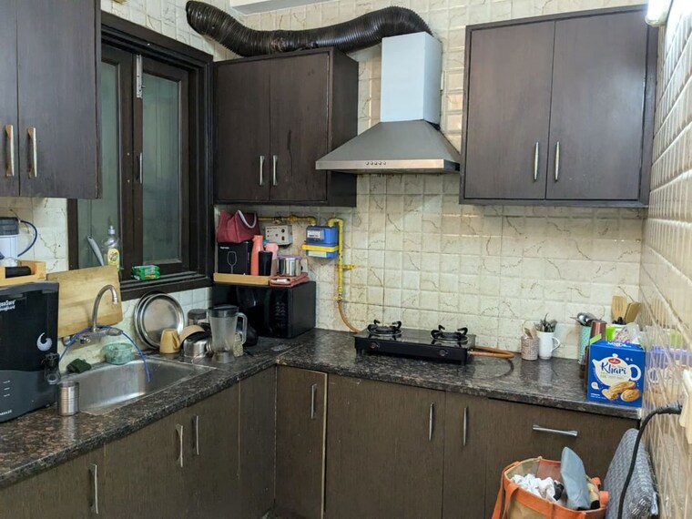 Kitchen, malviya nagar 2 Bedroom 100 Sq.Yd. Independent House In Malviya Nagar Delhi 10416226