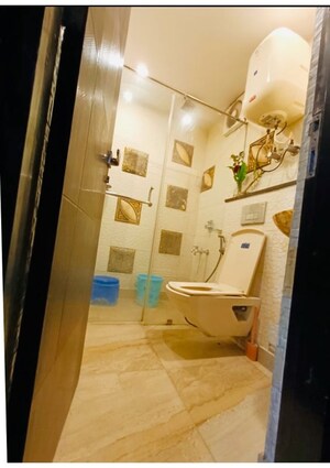 Bathroom in 4 BHK Apartment at Dilshad Colony – for Sale