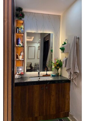 Kitchen in 4 BHK Apartment at Dilshad Colony – for Sale