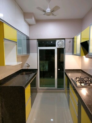 Kitchen in 2 BHK Apartment at Rustomjee Urbania Atelier, Thane West – for Rent