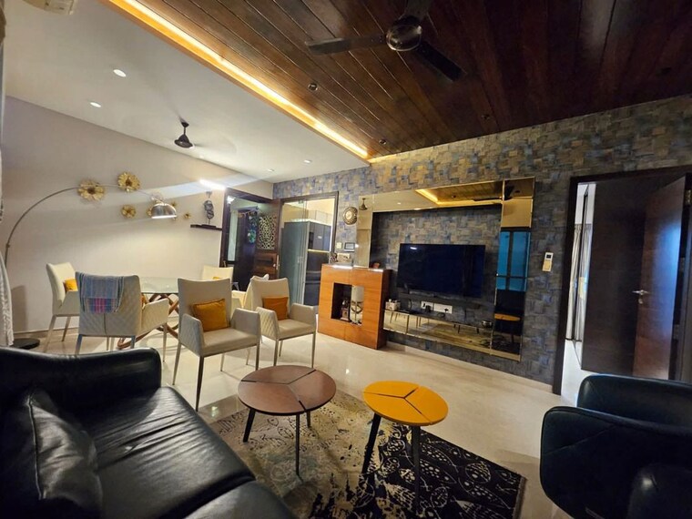 Living Room, seven-bungalow 2 Bedroom 8000 Sq.Ft. Apartment In Andheri West Mumbai 10416246