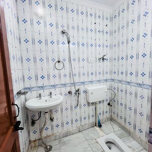 Bathroom in 2 BHK Builder Floor at Khirki Extension – for Sale