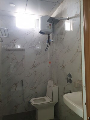 Bathroom in 3 BHK Builder Floor at Puri Kohinoor, Sector 89 – for Rent