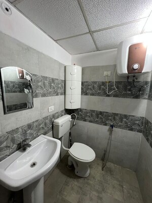 Bathroom in 2 BHK Apartment at Omega Green Park, Faizabad Road – for Rent