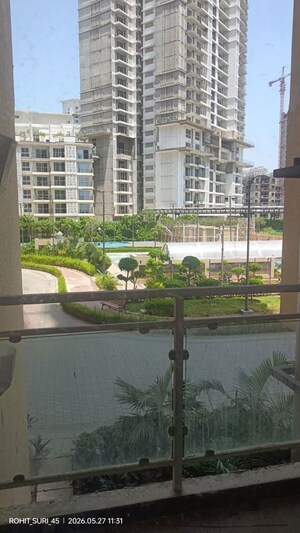 Balcony in 3 BHK Apartment at Samridhi Luxuriya Avenue, Sector 150 – for Rent