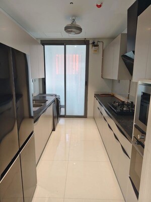 Kitchen in 4 BHK Apartment at Rustomjee Crown, Prabhadevi – for Sale