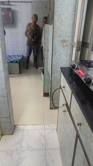 Kitchen in 1 RK Apartment at Gold Coin Golden Heights, Santacruz East – for Rent