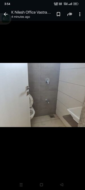 Bathroom in 2 BHK Apartment at Goyal Titanium Heights, Prahlad Nagar – for Rent