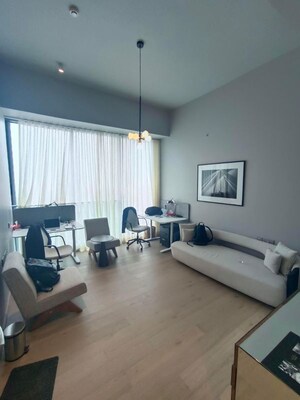 Living Room in 5 BHK Apartment at Rustomjee Crown, Prabhadevi – for Sale