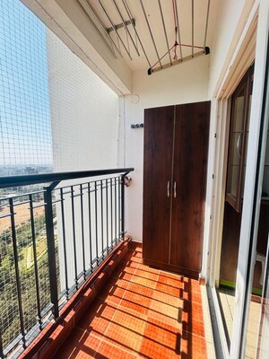 Balcony in 2 BHK Apartment at Prestige Sunrise Park Norwood, Electronic City Phase I – for Rent