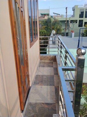 Balcony in 2 BHK Builder Floor at Rishi Nagar – for Rent