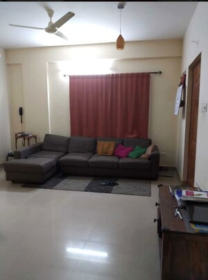 Living Room in 3 BHK Apartment at Cansa Heights, Bellandur – for Rent