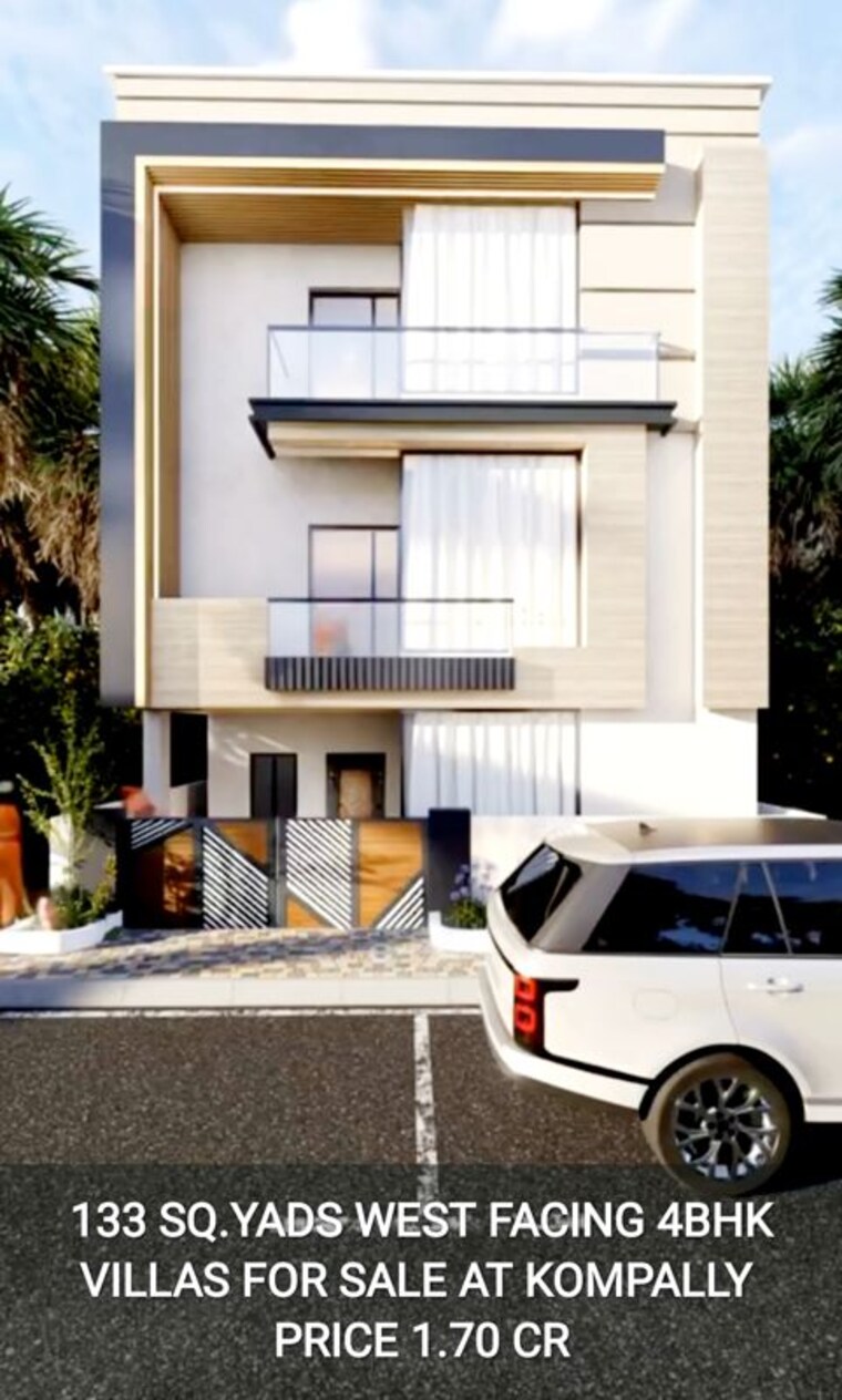 Exterior View, kompally 4 Bedroom 133 Sq.Ft. Villa In Kompally Hyderabad 10416673