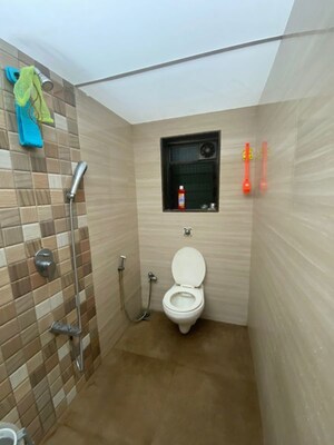 Bathroom in 2 BHK Apartment at Platinum Heights Mumbai, Andheri West – for Rent