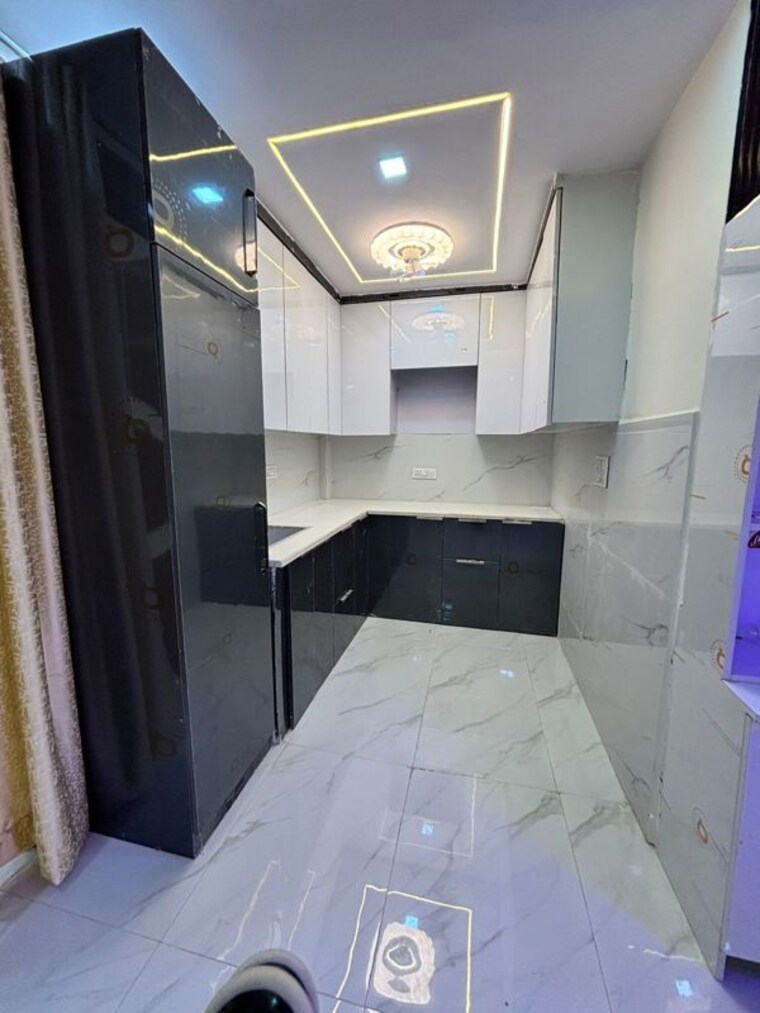 Kitchen, nawada 3 Bedroom 1100 Sq.Ft. Builder Floor In Nawada Delhi 10413962