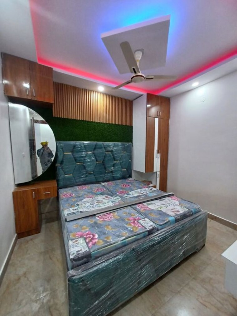 Bedroom, nawada 3 Bedroom 1000 Sq.Ft. Builder Floor In Nawada Delhi 10416713