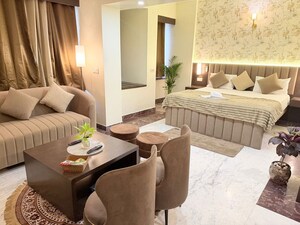 Living Room in Studio Apartment at Assotech Cabana, Nyay Khand – for Rent