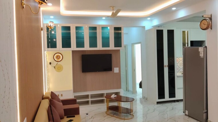 Living Room, tashee-capital-gateway 3 Bedroom 1945 Sq.Ft. Apartment In Sector 111 Gurgaon 10416768