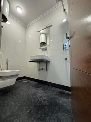 Bathroom in 2 BHK Apartment at Chattarpur – for Rent