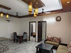 Living Room in 3 BHK Apartment at Milton Tower, Vip Road – for Rent