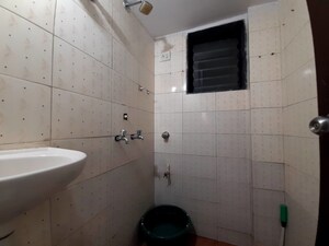Bathroom in 1 BHK Apartment at Gokuldham Complex, Goregaon East – for Rent