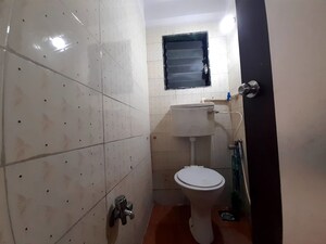 Bathroom in 1 BHK Apartment at Gokuldham Complex, Goregaon East – for Rent