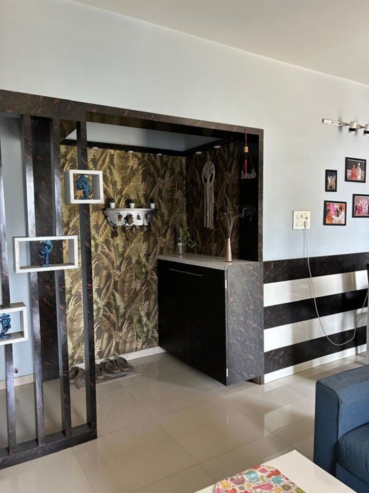 Living Room, gera-park-view 2 Bedroom 800 Sq.Ft. Apartment In Kharadi Pune 10416843