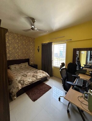Living Room in 2 BHK Apartment at Gera Park View, Kharadi – for Rent