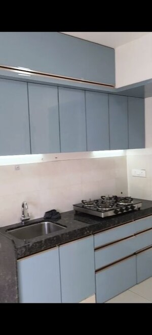 Kitchen in 1 RK Apartment at Runwal Eirene, Balkum Pada – for Sale